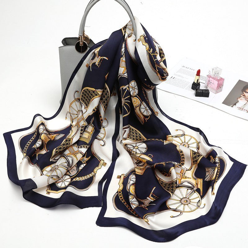 Women's All-match Silk Mother's Silk Scarf