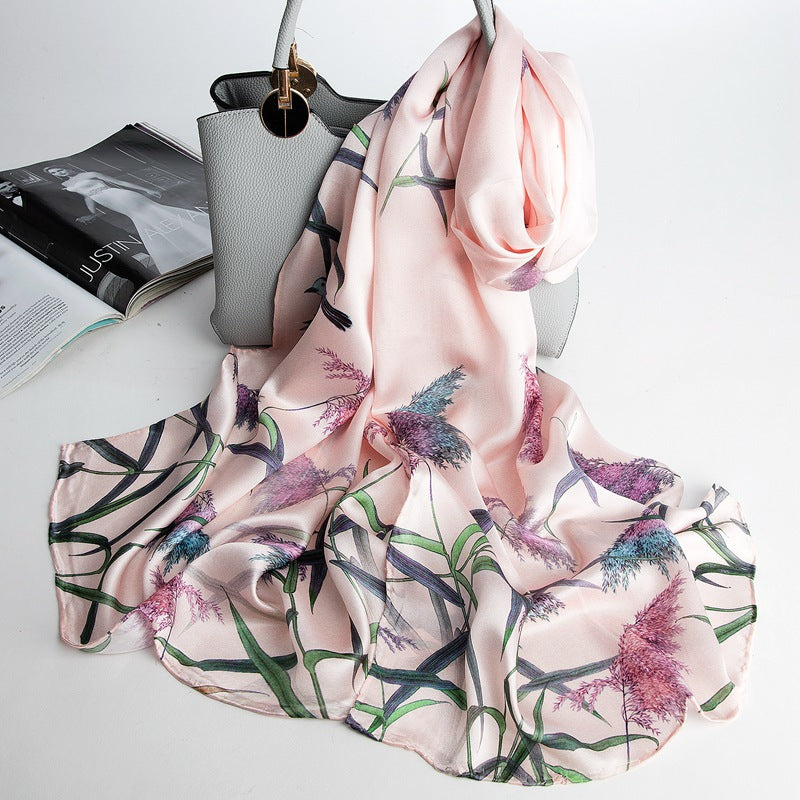 Women's All-match Silk Mother's Silk Scarf